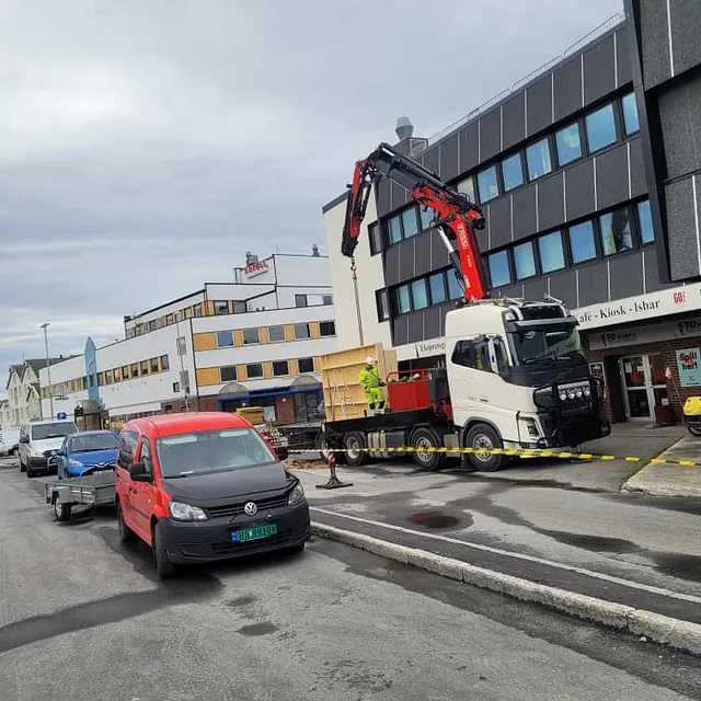 Byggearbeid i sentrum